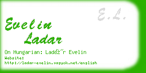 evelin ladar business card